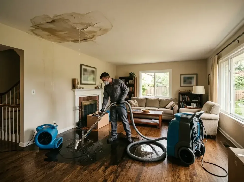attic-pipe-burst-ceiling-drip-008 — frequently asked questions, Water Damage Restoration & Carpet Care in Greensboro, MD